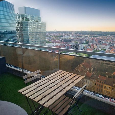 Studio Avec Vue Panoramique Et Parking Gratuit بروكسل المظهر الخارجي الصورة