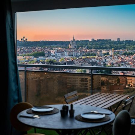 Studio Avec Vue Panoramique Et Parking Gratuit بروكسل المظهر الخارجي الصورة